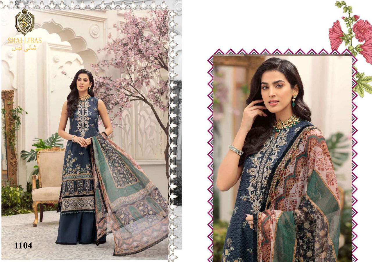 Shai Libas Saadia Asad Noor 4 Festive Wear Cotton Designer Pakistani Salwar Suits Collection